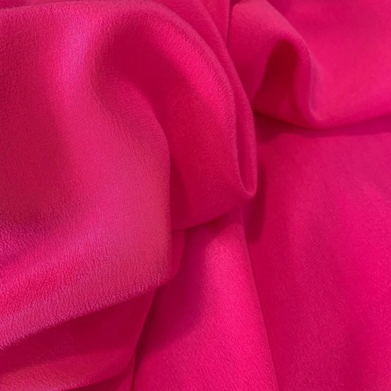 TECIDO CREPE DE CHINE PINK - Conexão Tecidos