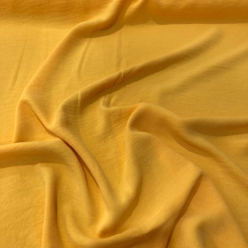 CREPE DUNA (AIR FLOW) AMARELO CANÁRIO - Conexão Tecidos