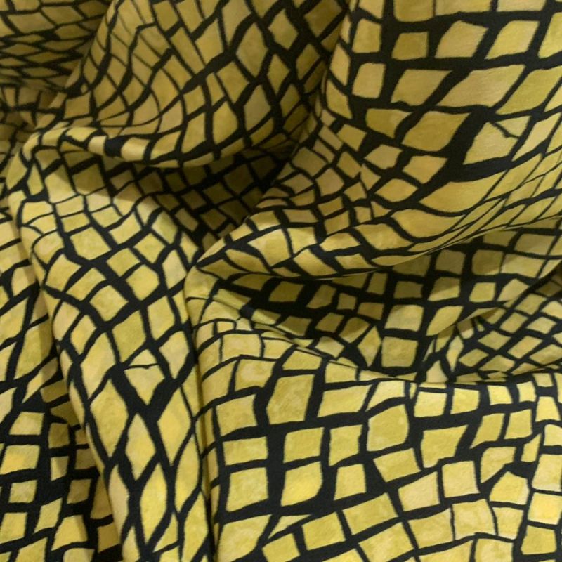 TECIDO CREPE DE CHINE YELLOW