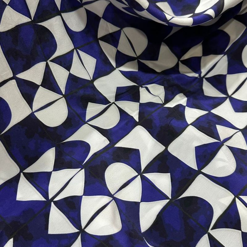 CREPE DE CHINE ESTAMPADO GEOMETRIC